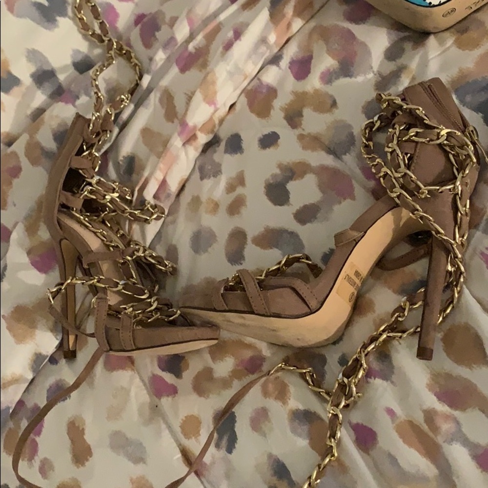 Open toe heels